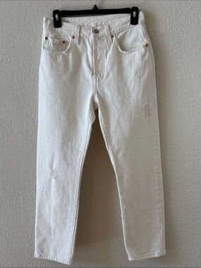 Levi's White Straight-Leg Jeans Women’s 26 x 26